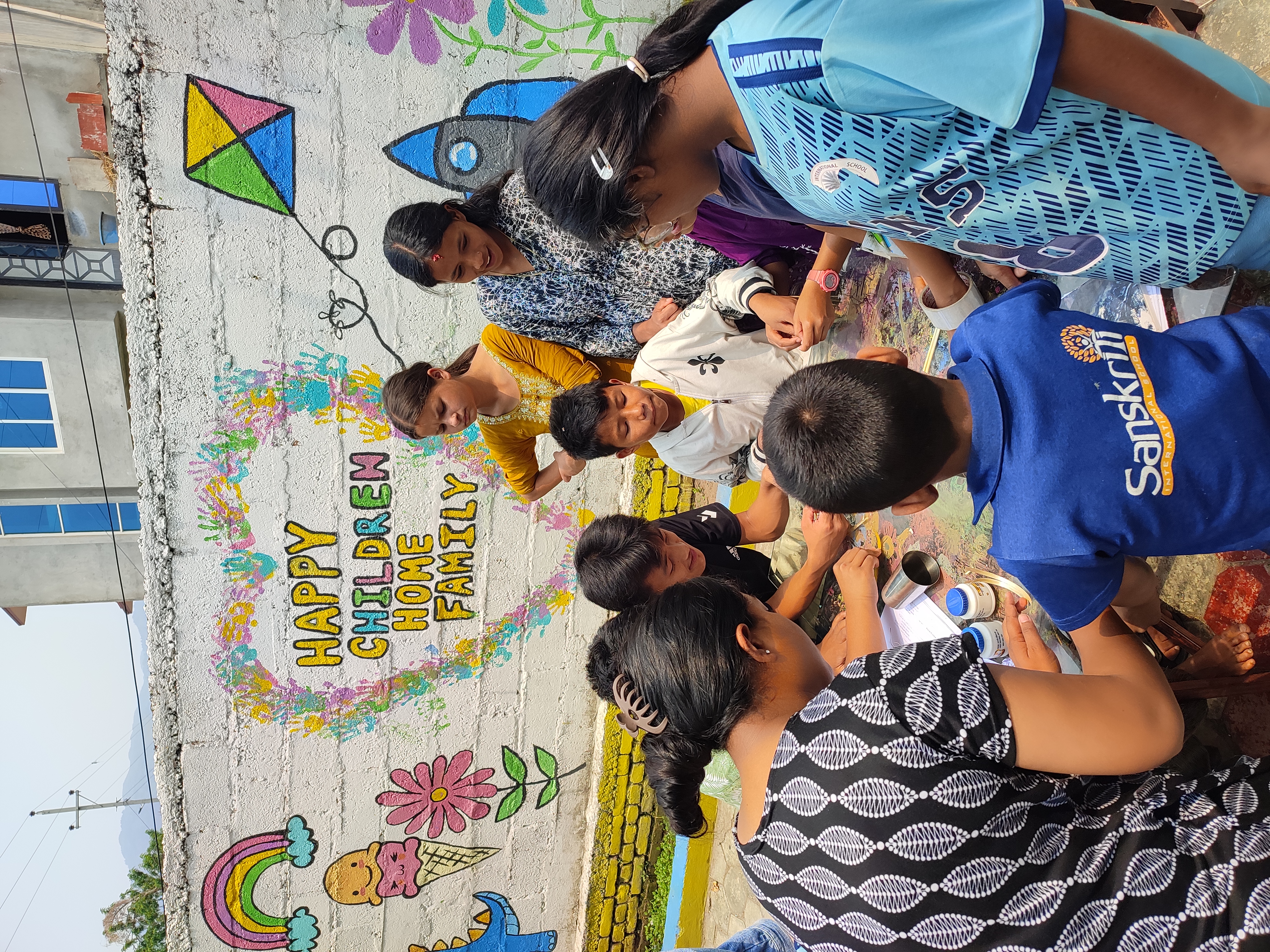 Children in classroom